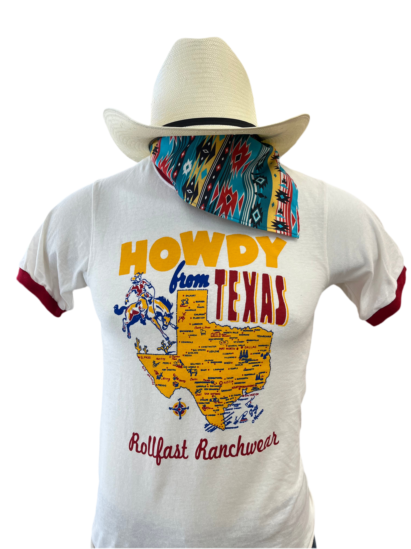 Howdy From TX Ringer T-Shirt