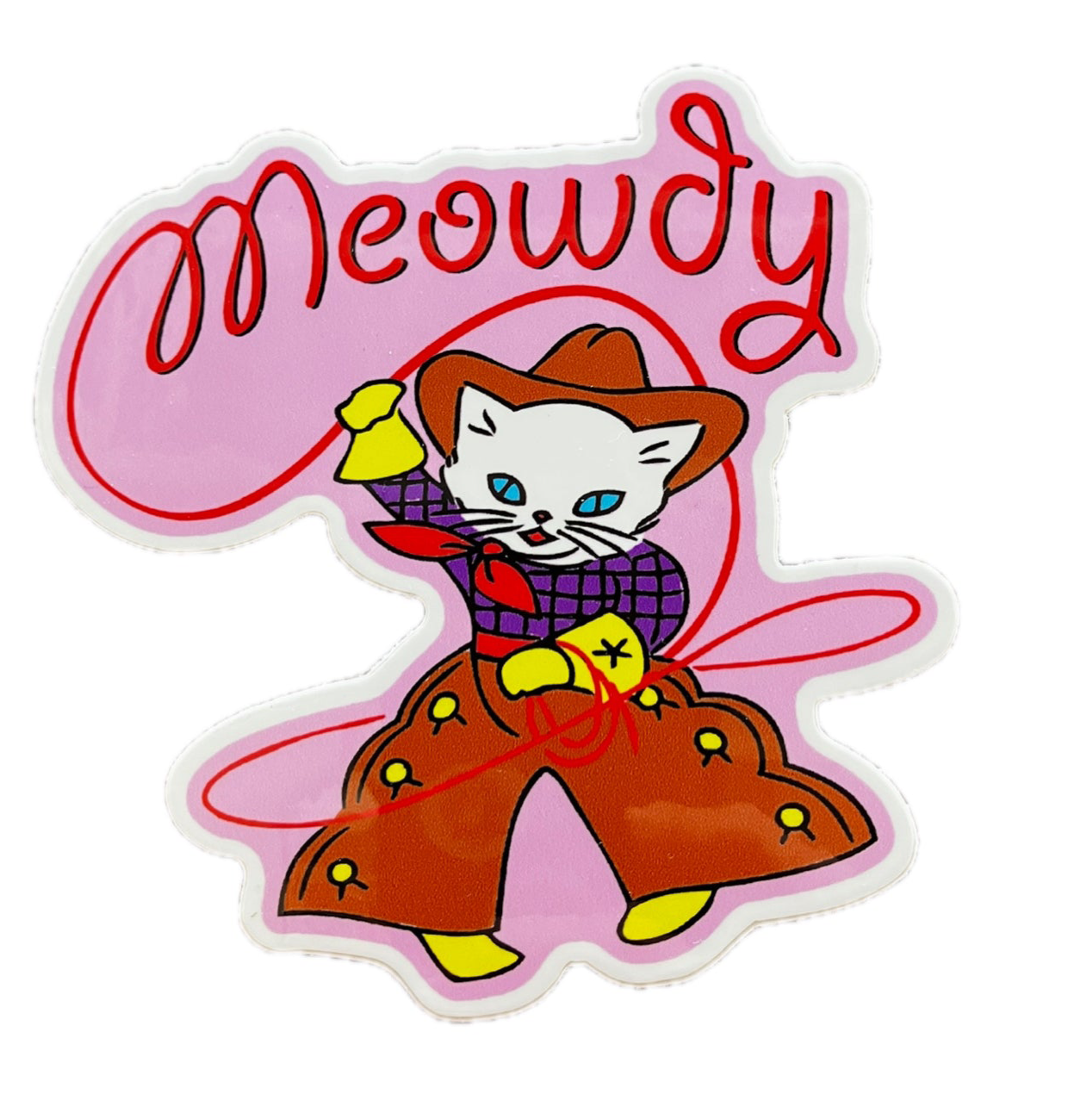 Meowdy Sticker