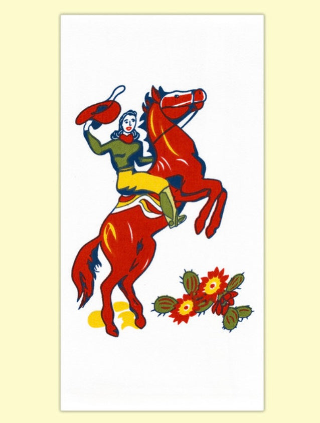 Cowgirl Callie Tea Towel