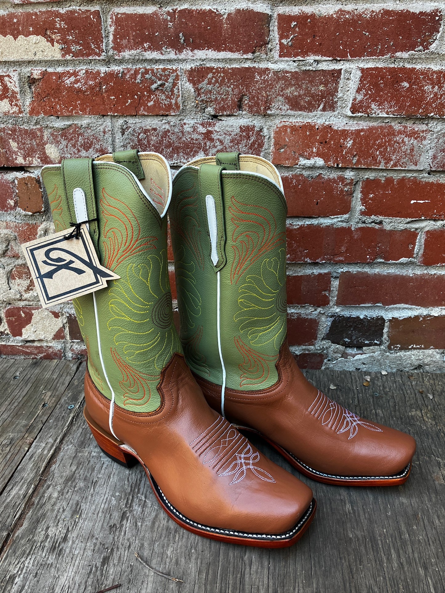 Fenoglio Men's Avocado Sunflower Boots