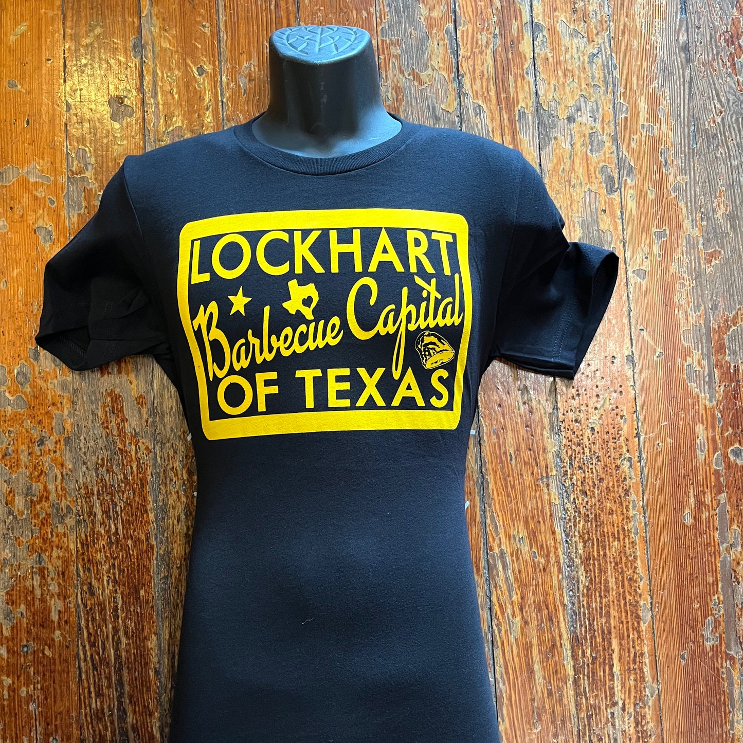 Black Lockhart BBQ Capital T-Shirt