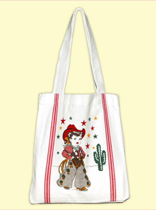 Little Cowgirl Tote Bag
