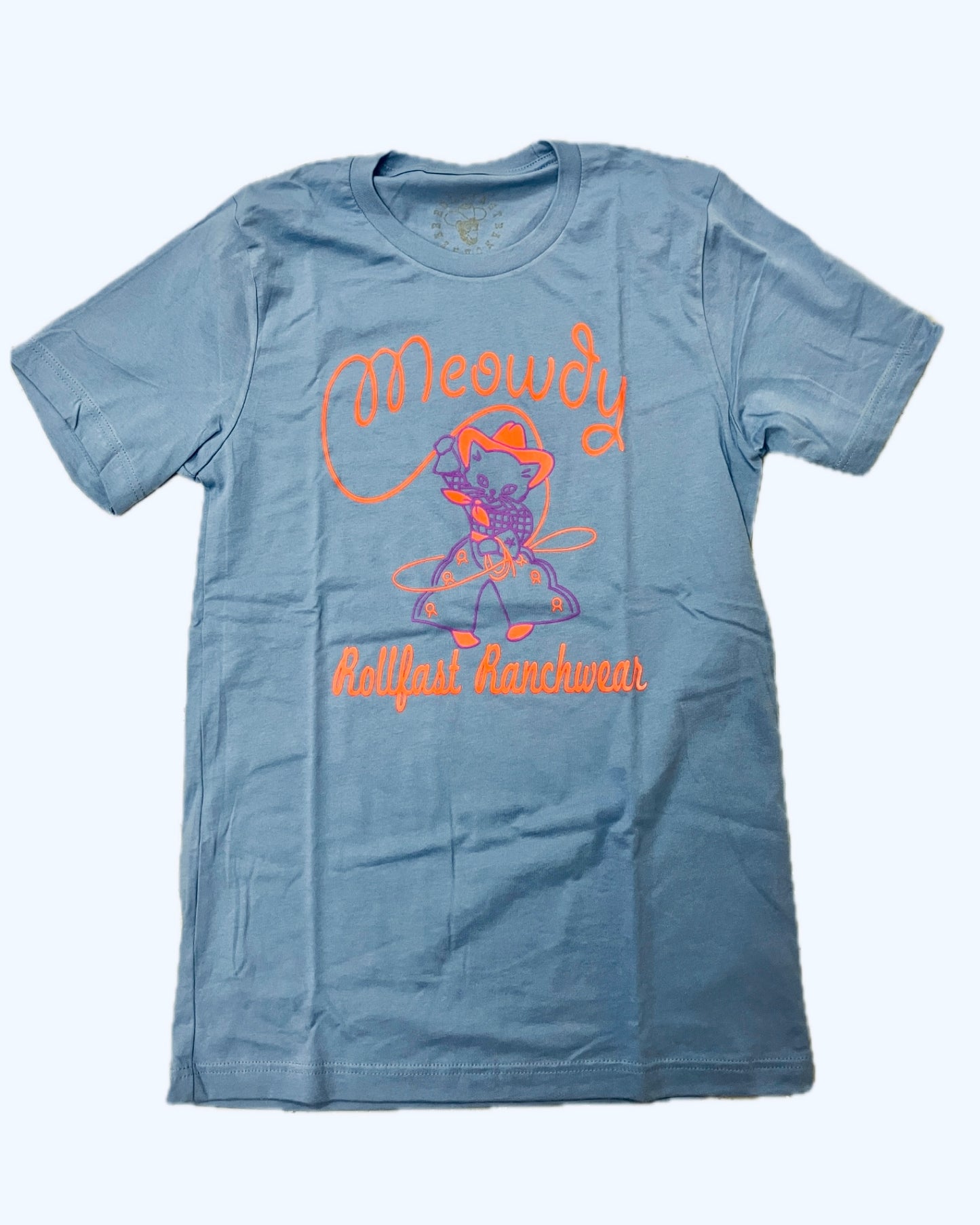 Blue Meowdy T-Shirt