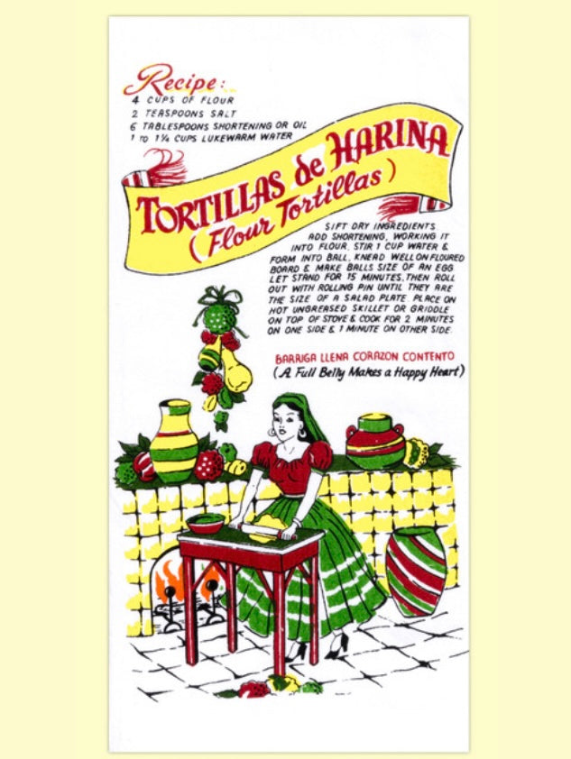 Tortillas Tea Towel