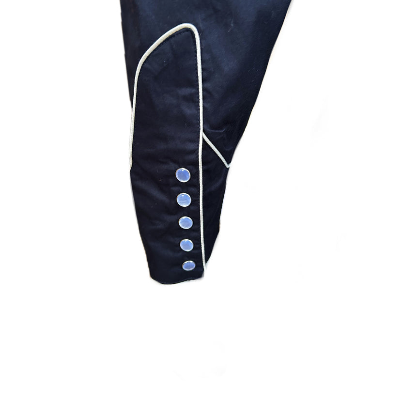 6799 Men's Signature Solid Black Western Shirt with Smile Pockets