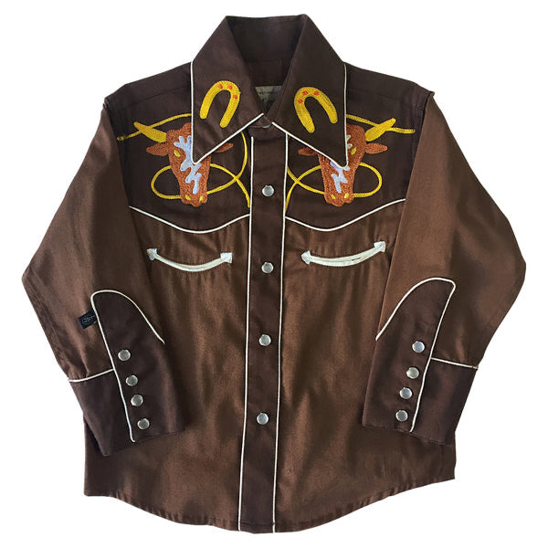 Kid's Longhorn Western Shirt