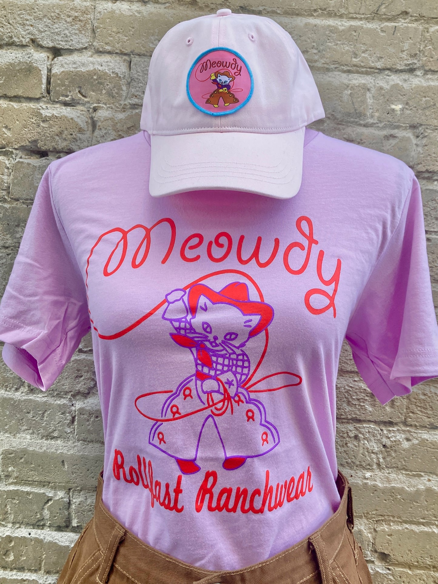 Pink Meowdy T-Shirt