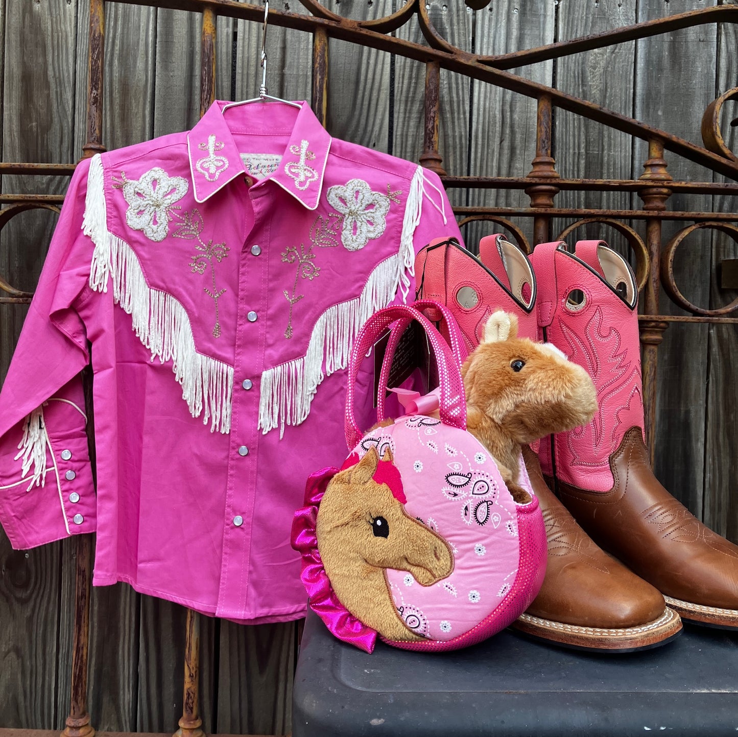 Kid's Fringe Western Shirt