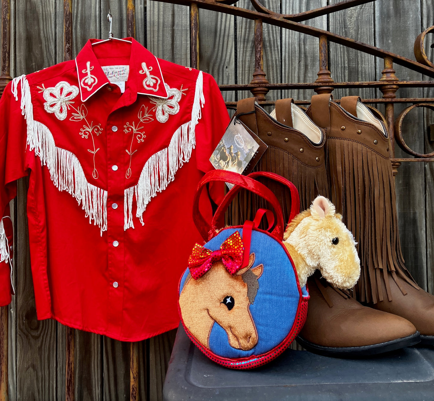 Kid's Fringe Western Shirt