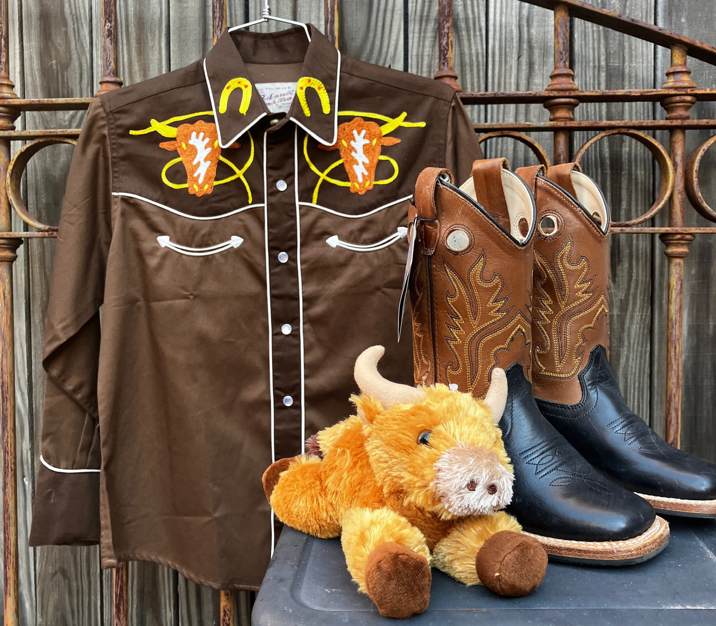 Kid's Longhorn Western Shirt