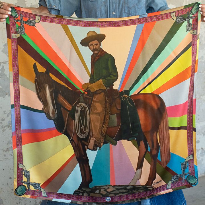 Kevin Chupik "Son of the West" Silk Scarf
