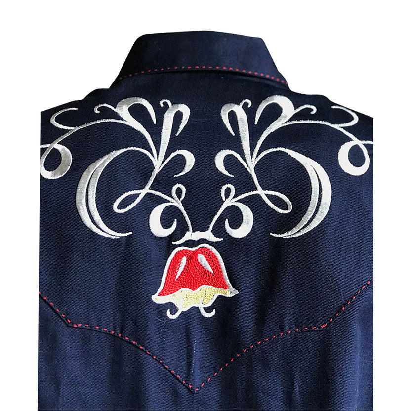 7705 Women's Tulip Embroidered Western Shirt