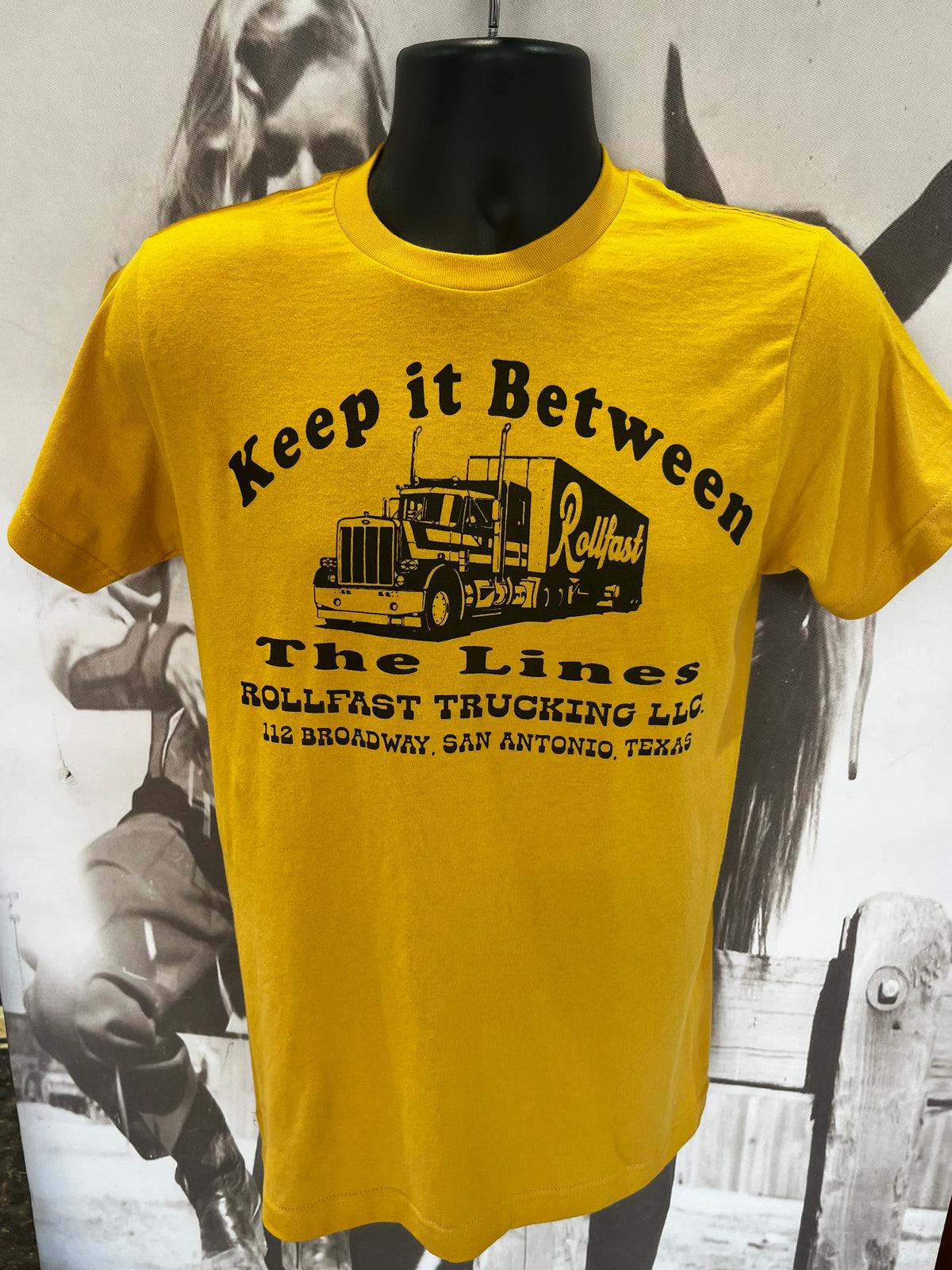 Keep it Between the Lines-Yellow Tshirt
