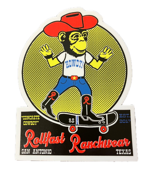"Concrete Cowboy" Sticker