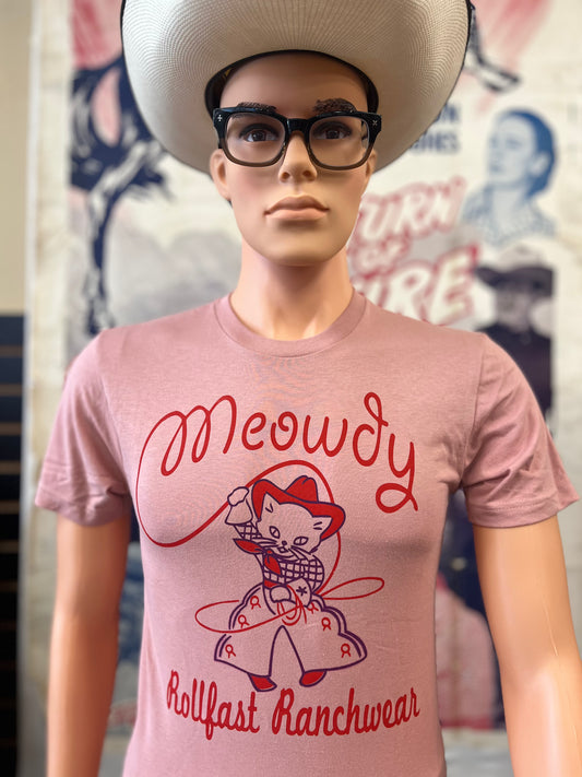 Pink Meowdy T-Shirt