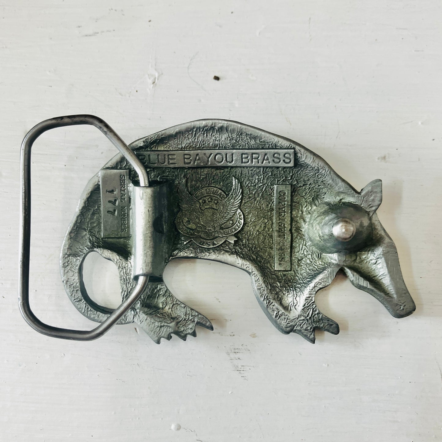 Armadillo Belt Buckle