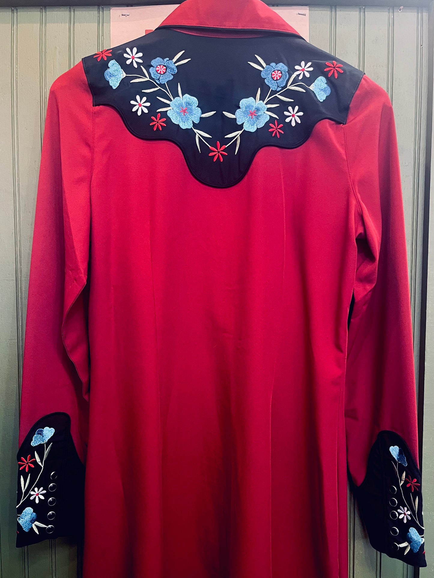 Embroidered Western Dress
