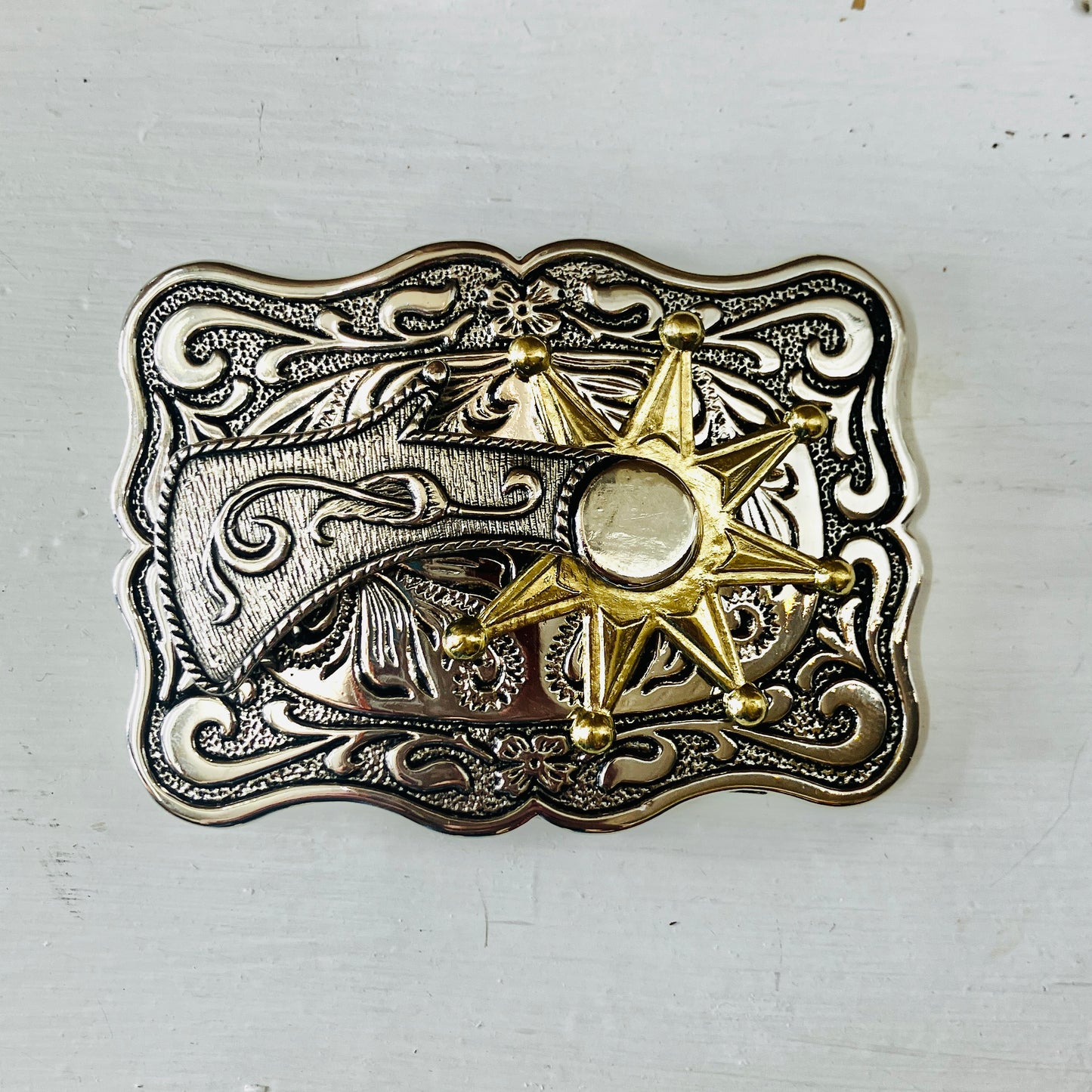 Spur SQUARE Belt Buckle