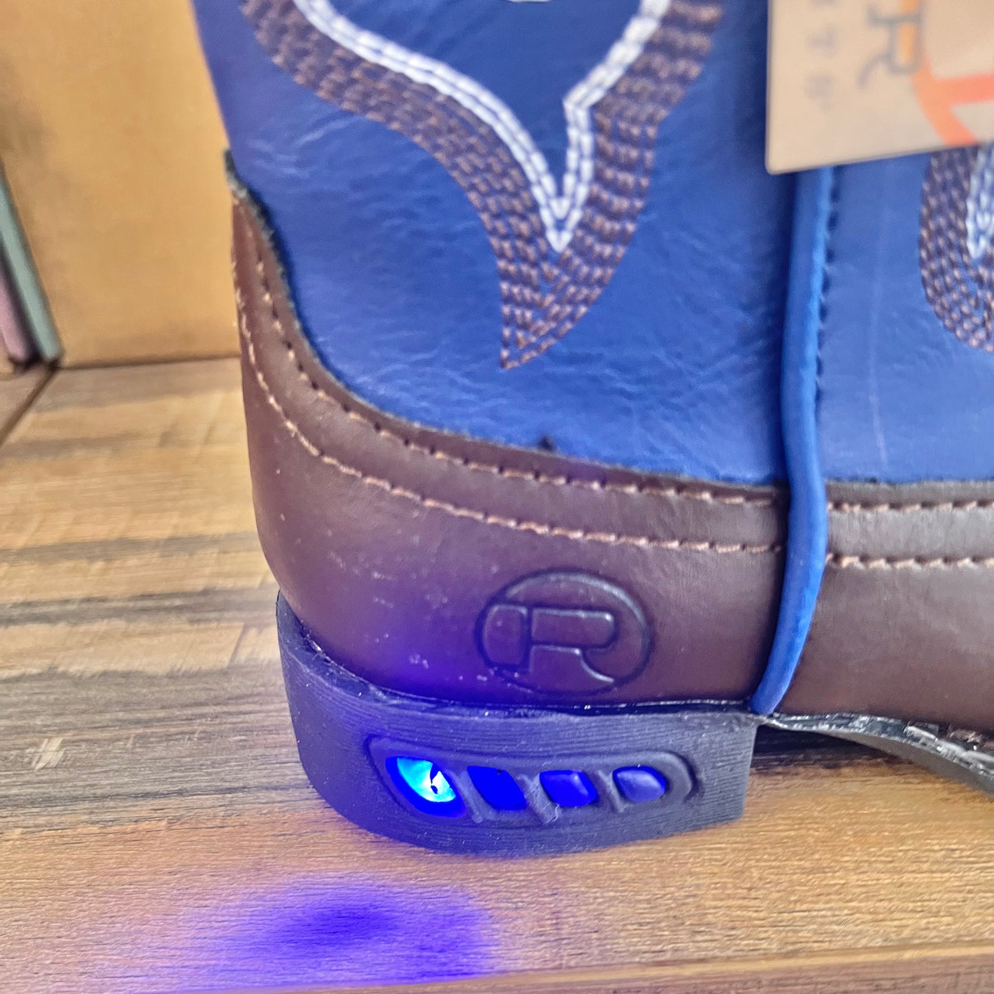 Roper Kid’s Blue Light-Up Boots