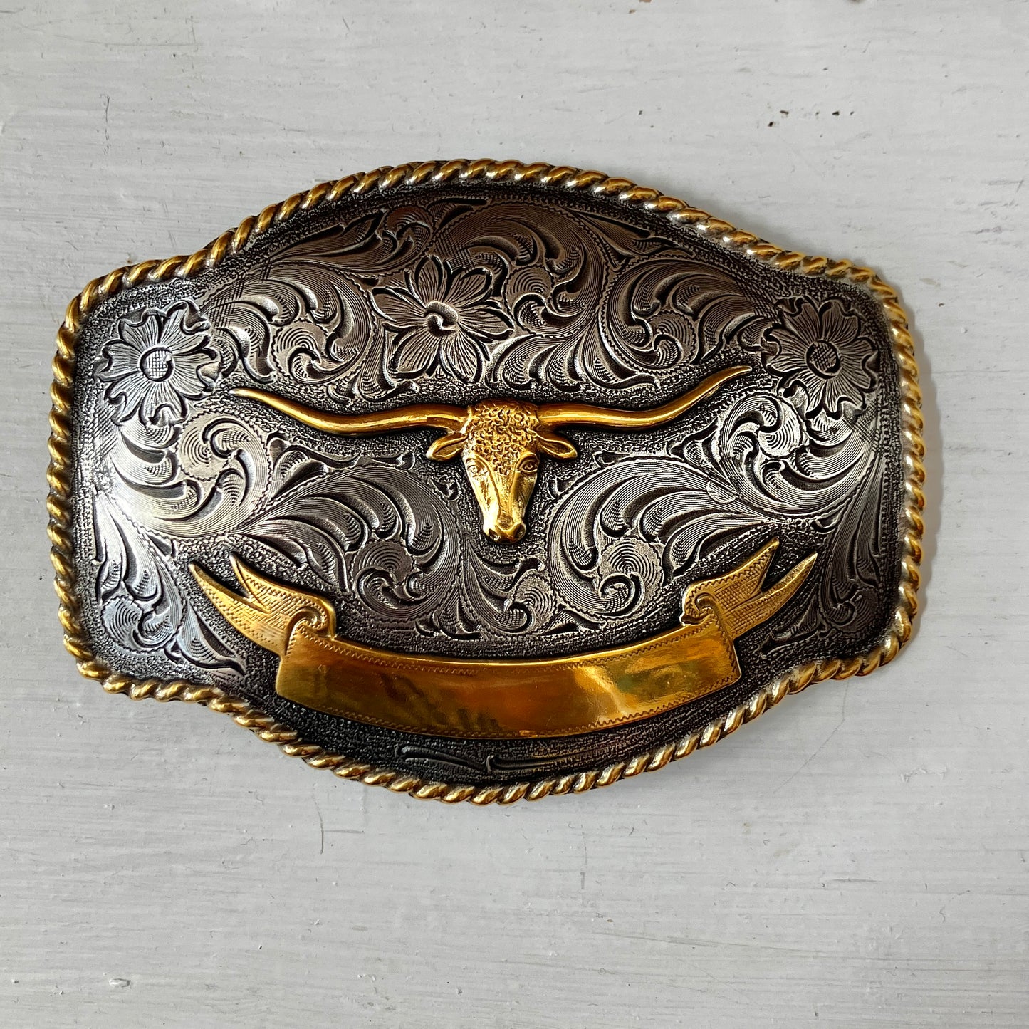 Longhorn Belt Buckle