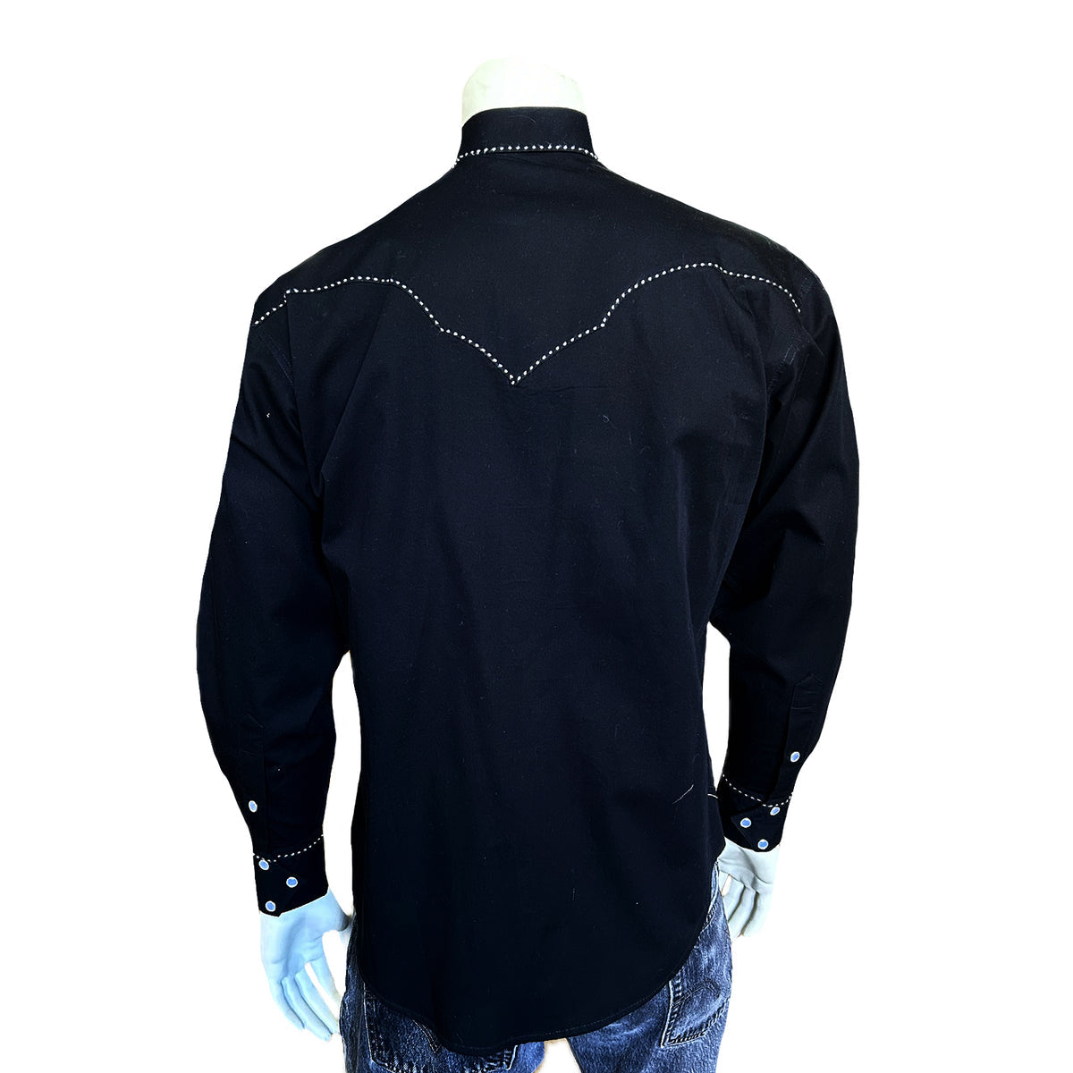 6781 Men's Black Classic Quarter Horse Western Shirt