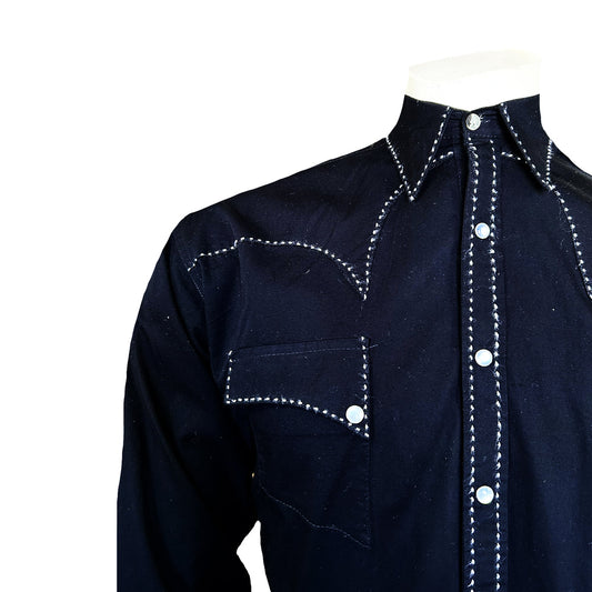 6781 Men's Black Classic Quarter Horse Western Shirt