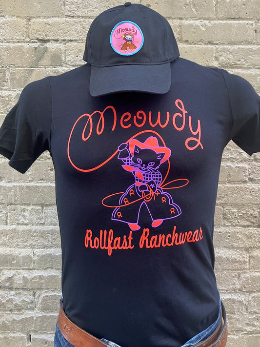 Black Meowdy T-Shirt