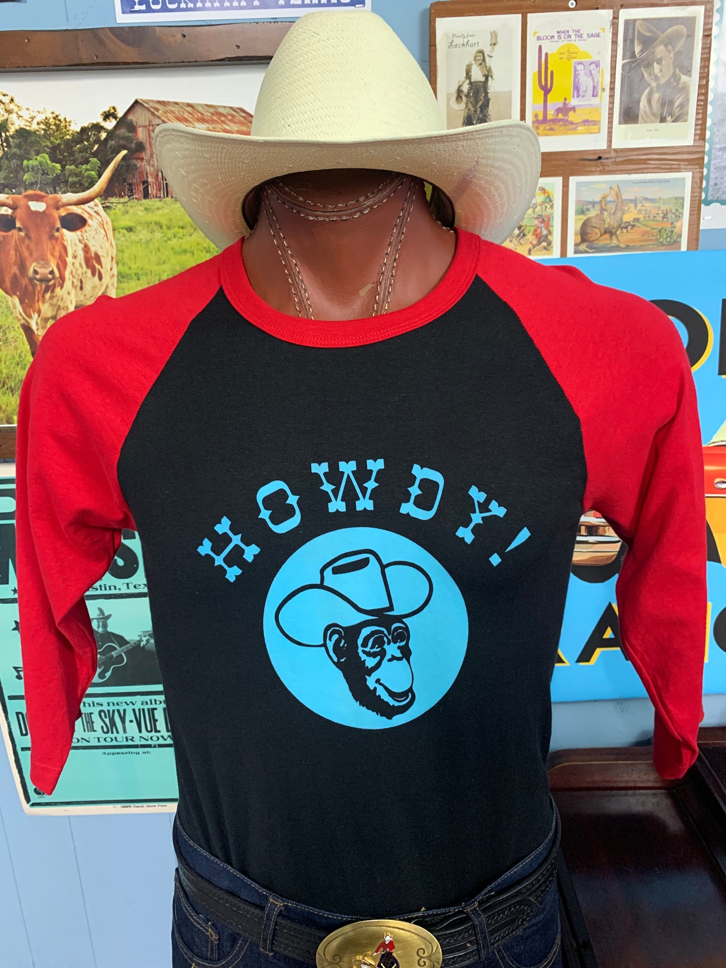 Howdy Henry Raglan T-Shirt