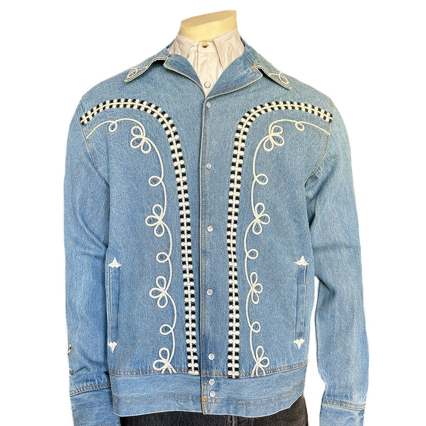 Denim Western Bolero Jacket