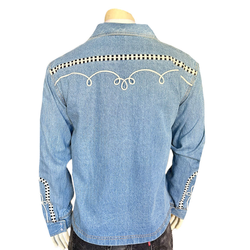 Denim Western Bolero Jacket