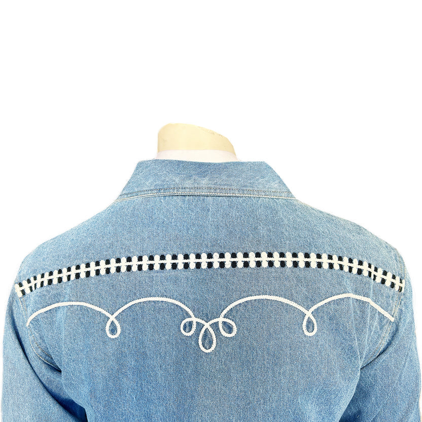 Denim Western Bolero Jacket