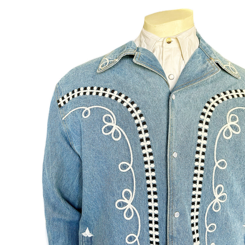 Denim Western Bolero Jacket